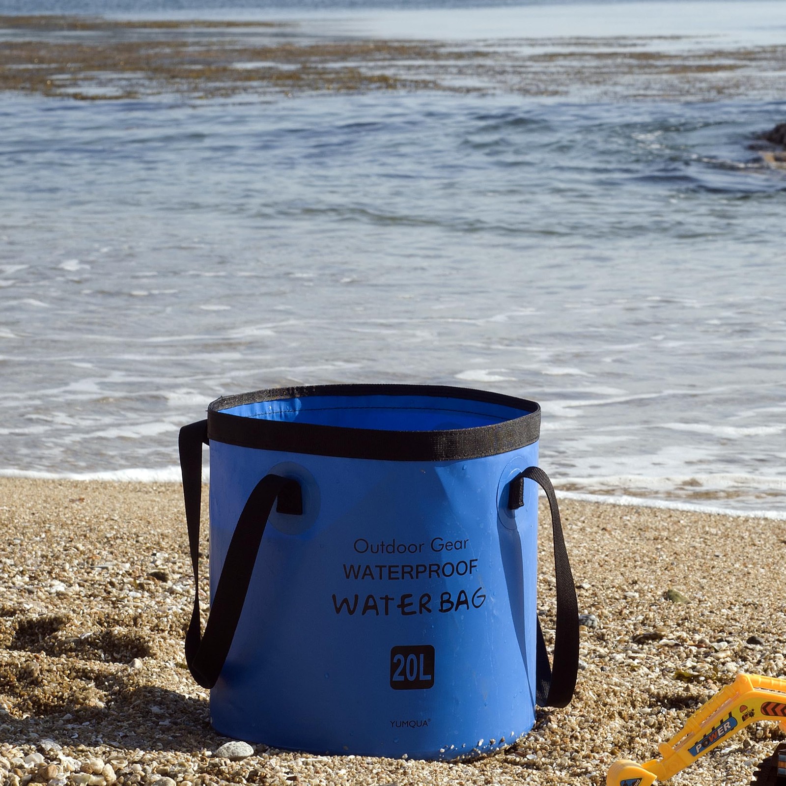 Collapsible Bucket 5 Gallon(20L), Multifunctional Portable Folding Bucket Wat…