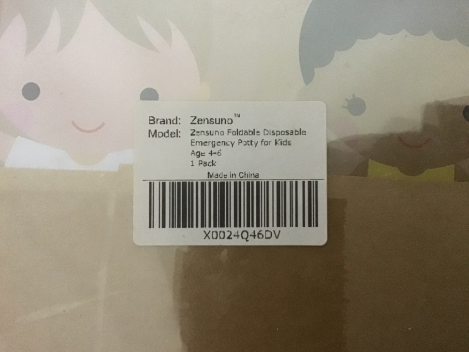 Zensuno Emergency Foldable Portable Disposable Hygienic Instant Potty for Kids