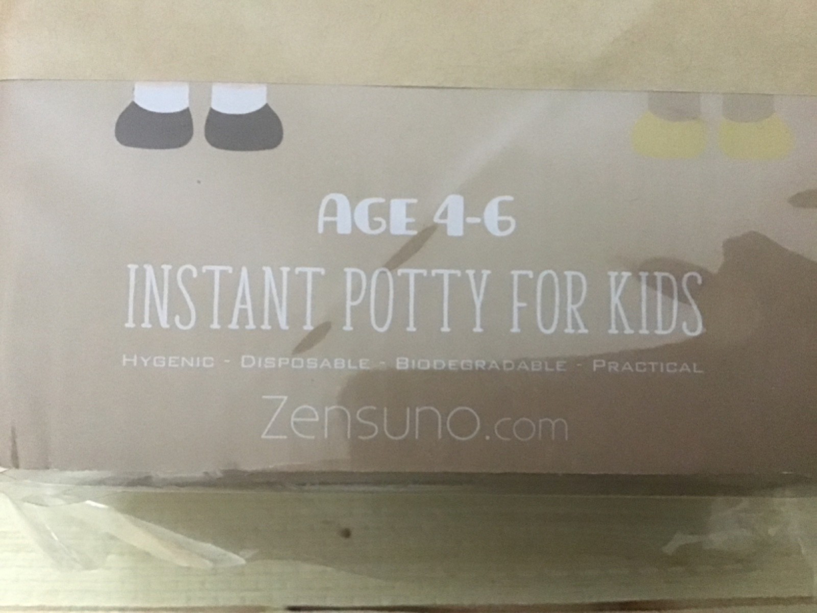 Zensuno Emergency Foldable Portable Disposable Hygienic Instant Potty for Kids