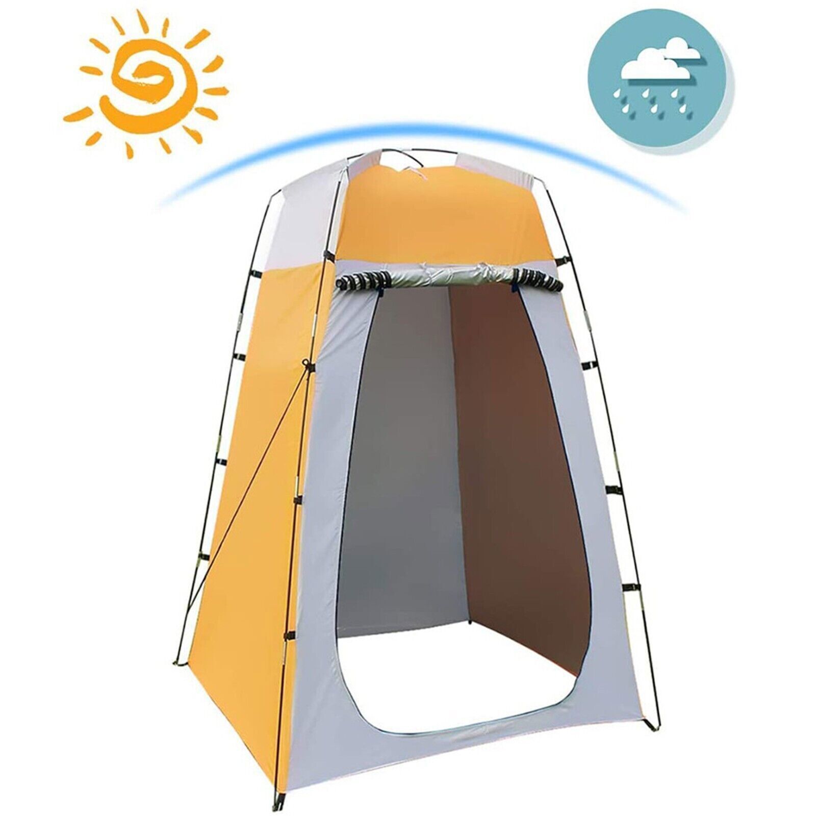 Portable Toilet and Privacy Tent for Adults, Pop Up Potty Tents Outdoors Toilets
