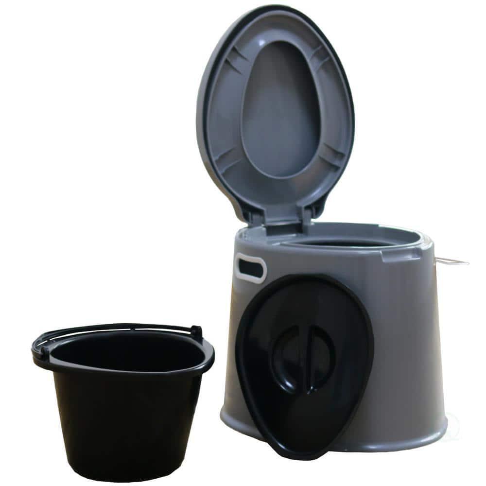 Portable Travel Toilet Camping Hiking Non-Electric Waterless Composting Commode