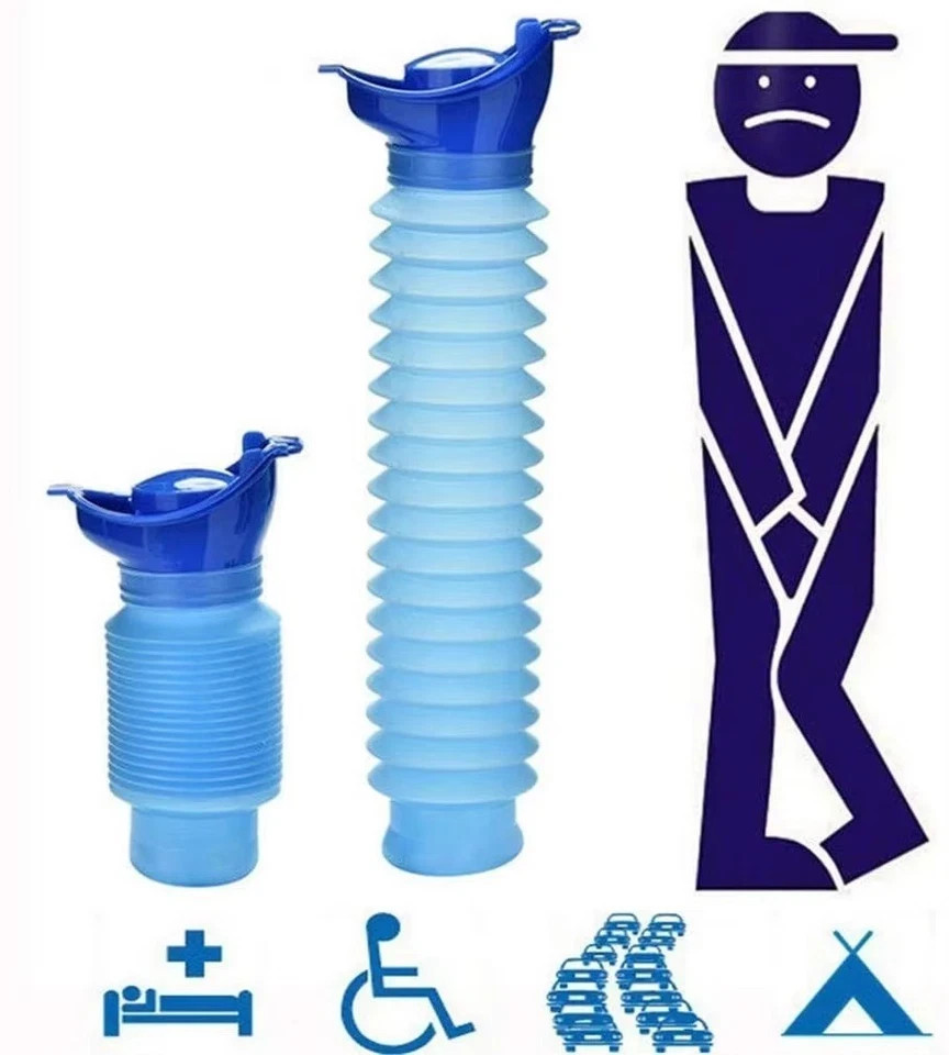Male Female Portable Urinal Travel Camping Car Toilet Pee Bottle Emergency Kit**
